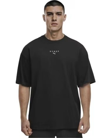 PUMA T-SHIRT M X HYROX LIFES A MANICHE CORTE NERA