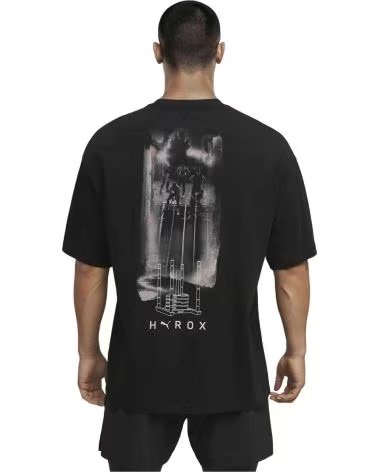 PUMA T-SHIRT M X HYROX LIFES A MANICHE CORTE NERA