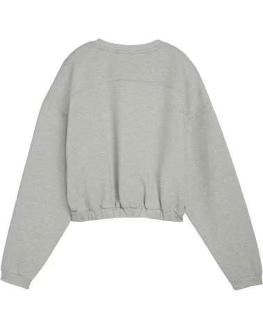PUMA SUDADERA SUDADERA CLOUDSPUN GRIS EN GRIS PARA MUJER