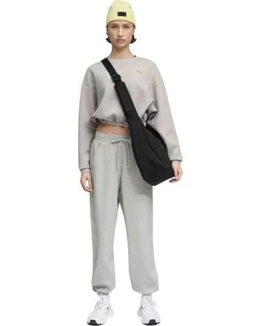 PUMA SUDADERA SUDADERA CLOUDSPUN GRIS EN GRIS PARA MUJER