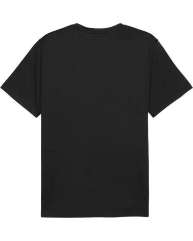PUMA T-SHIRT ESSENTIAL HEATHER NERA CON LOGO CORTA