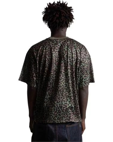 WASTED PARIS CAMISETA DE MANGA CORTA WP-CHEETAH-MESH EN MARRON PARA HOMBRE