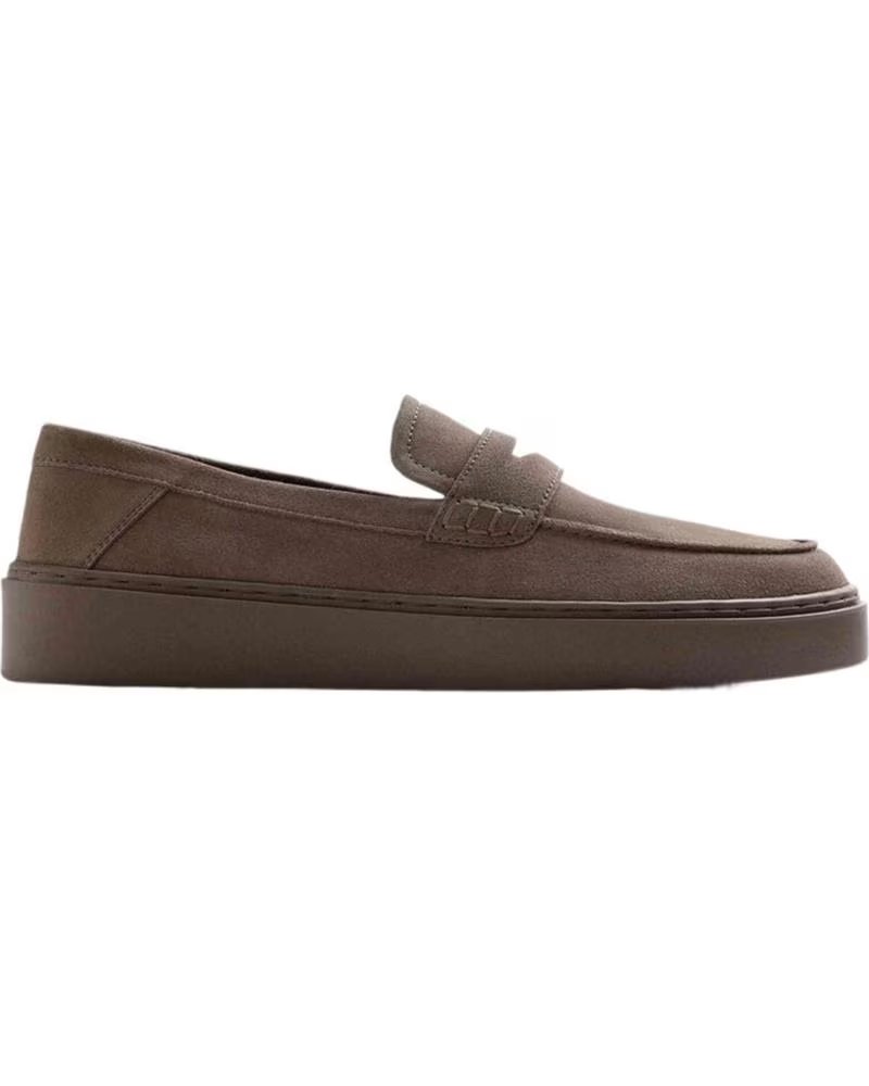 GIOSEPPO IMUS LOAFER AUS VELOURSLEDER TAUPE