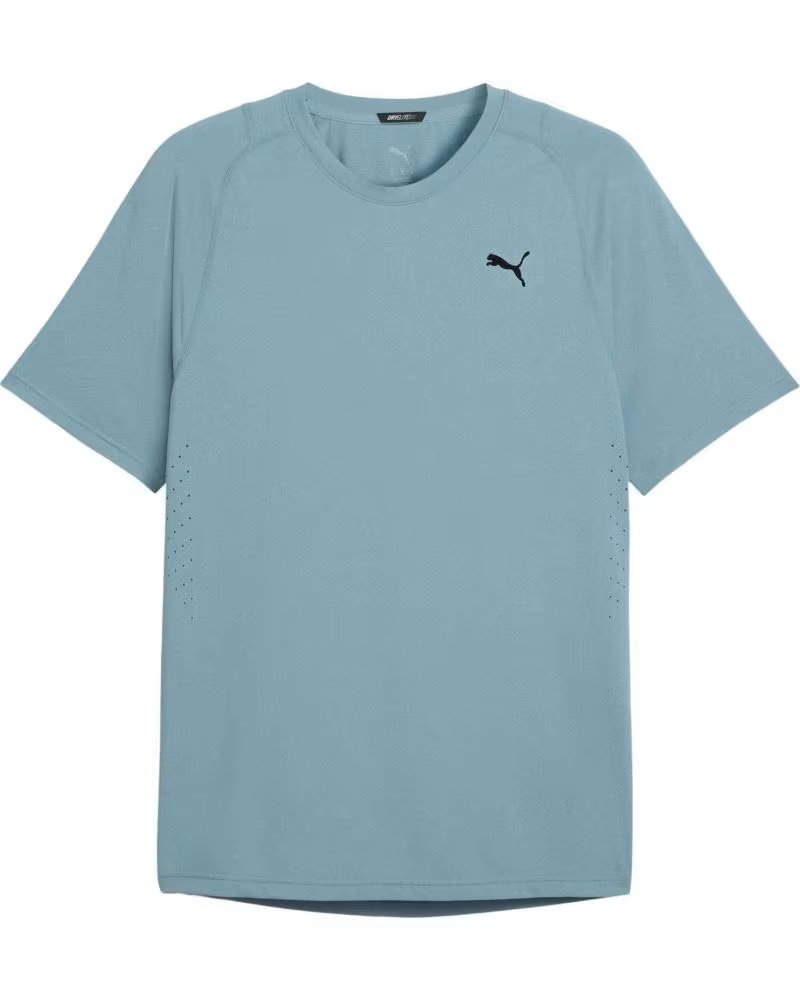 PUMA MAGLIETTA PWR MODE A MANICHE CORTE BLU