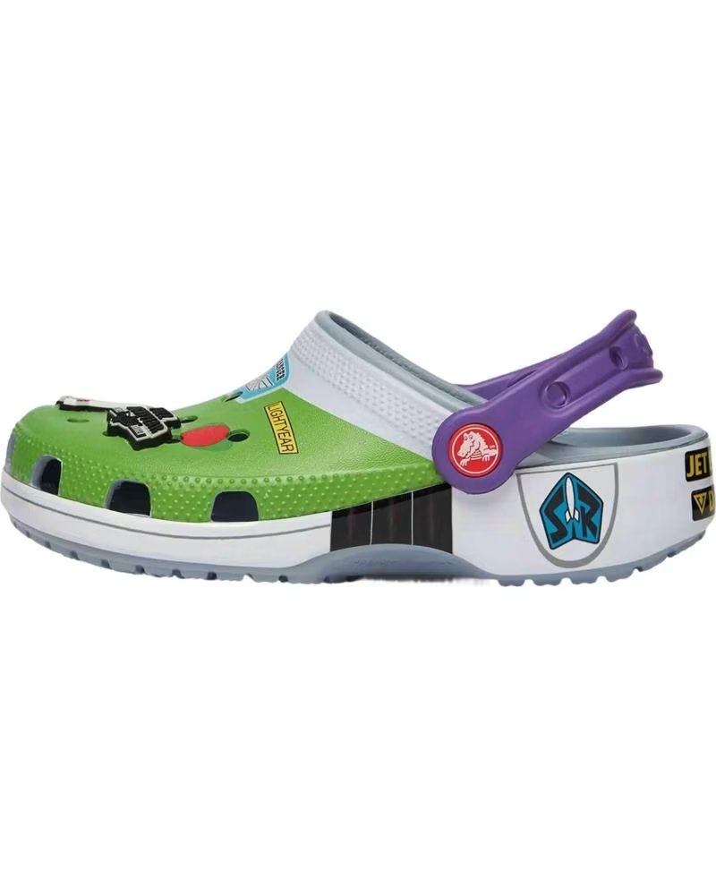 CROCS ZUECOS 209856-0ID EN MULTICOLOR PARA NINOS BLUE GREY