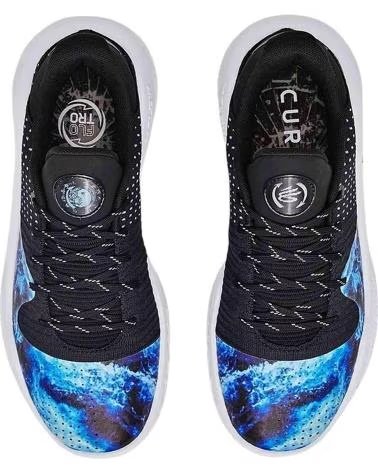 UNDER ARMOUR TÊNIS CURRY 4 LOW FLOTRO DARK WATER