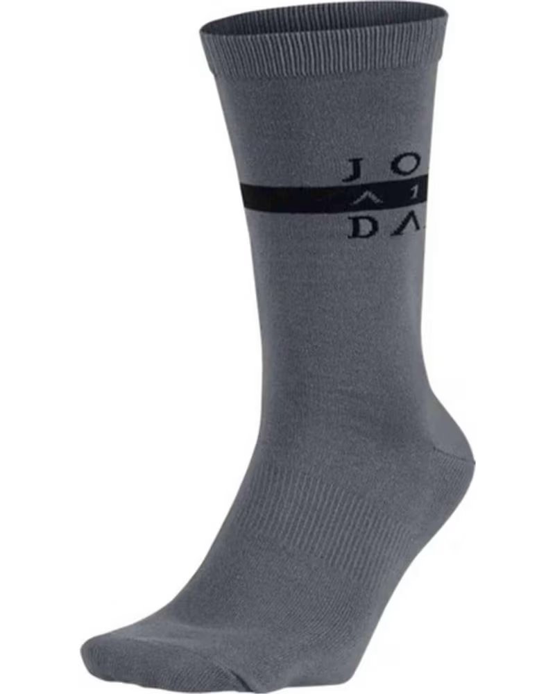 JORDAN MEIAS SEASONAL PRINT CREW 065-COOL GREY-BLACK