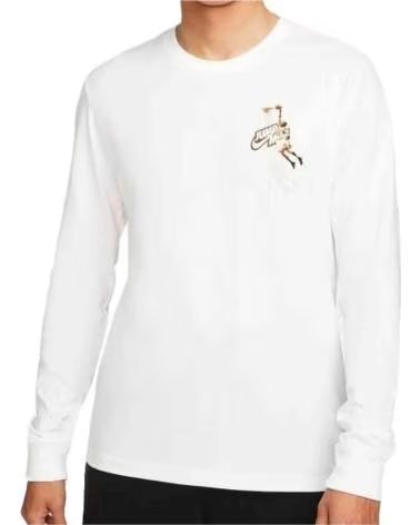 JORDAN CAMISETA DE MANGA LONGA JUMPMAN WHITE