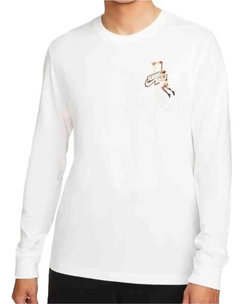 JORDAN JUMPMAN LANGARMSHIRT WHITE