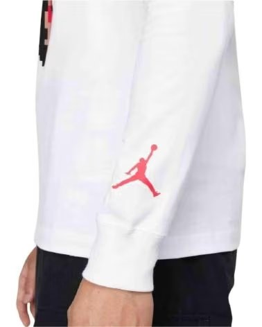 JORDAN BRAND HOLIDAY LANGARMSHIRT WHITE