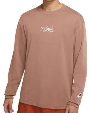 JORDAN CAMISETA DE MANGA LARGA FLIGHT ESSENTIALS BROWN BOW