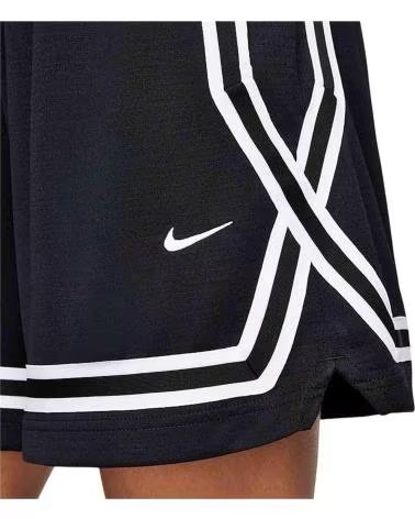 NIKE PANTALÓN CORTO CROSSOVER DRI-FIT PARA MUJER NEGRO Y BLANCO BLACK WHITE