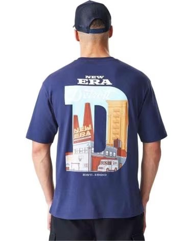 NEW ERA MAGLIETTA LOCATION OS TEE BLU