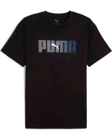 PUMA CAMISETA ESS LOGO LAB NEGRA UNISEX