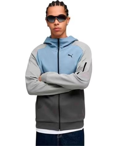 PUMA FELPA CON CAPPUCCIO E ZIP TECH FZ