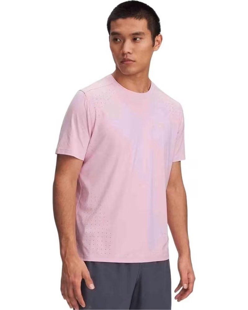 UNDER ARMOUR CAMISETA RUNNING UA LAUNCH ELITE HOMBRE ROSA
