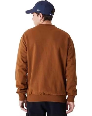 NEW ERA FELPA MLB LOS ANGELES DODGERS LARGE LOGO CREW MARRONE UNISEX