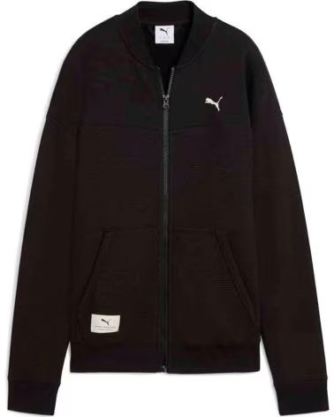 PUMA SUDADERA CHAQUETA CASUAL CLASS RELAXED PINNACLE EN NEGRO PARA UNISEX