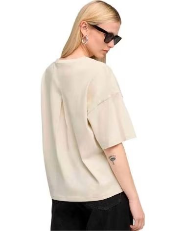 PUMA T-SHIRT HER OVERSIZED TEE BEIGE POUR FEMME