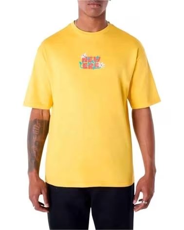 NEW ERA T-SHIRT DRINK GRAPHIC GIALLA