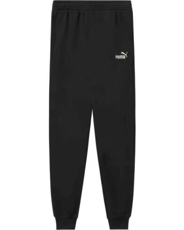 PUMA ESS 2 COLOR LOGO SWEAT PANTS CASUAL TROUSERS BLACK