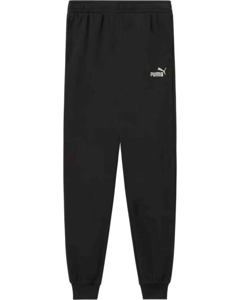 PUMA ESS 2 COLOR LOGO SWEATPANTS FREIZEIT-HOSE SCHWARZ