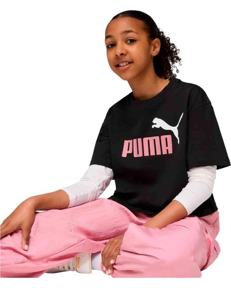 PUMA CAMISETA ESS 2 LOGO SHORT PARA NIÑAS