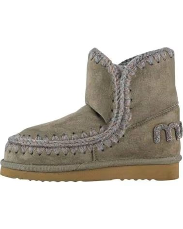 MOU ESKIMO 18 GLITTER LOGO BLACK OLIVE STIEFEL GREEN