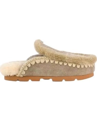 MOU WINTER BIO FUR TRIM ELEPHANT BOOTS GREY