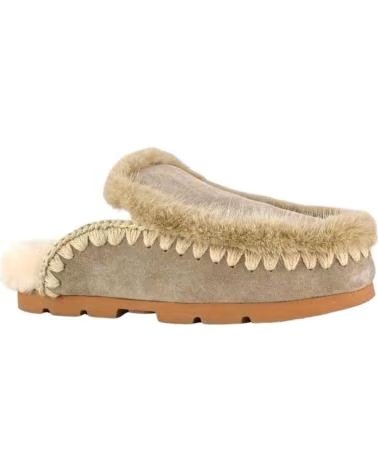 MOU WINTER BIO FUR TRIM ELEPHANT BOOTS GREY