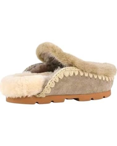MOU BOOTS WINTER BIO FUR TRIM ELEPHANT GREY