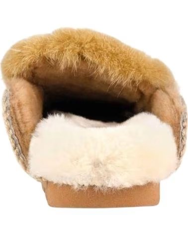 MOU WINTER BIO FUR TRIM BOOTS COGNAC BROWN