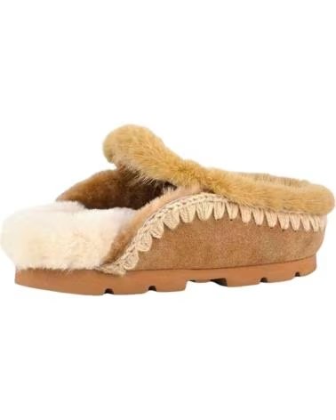 MOU STIVALI WINTER BIO FUR TRIM COGNAC BROWN