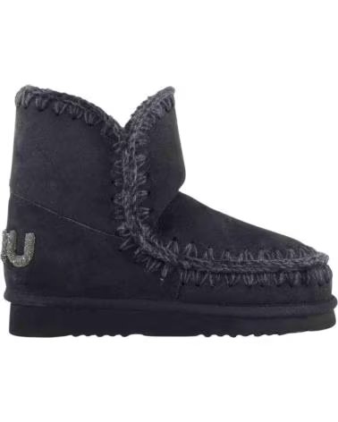 MOU BOTAS ESKIMO 18 GLITTER LOGO NEGRAS BLACK