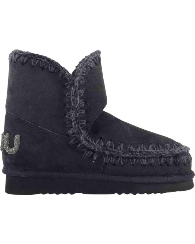 MOU ESKIMO 18 GLITTER LOGO STIEFEL SCHWARZ BLACK