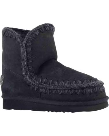 MOU ESKIMO 18 GLITTER LOGO STIEFEL SCHWARZ BLACK