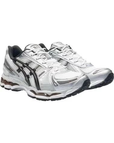 ASICS BASKETS GEL KAYANO 12 1 GRAPHITE GREY BLANC POUR HOMME