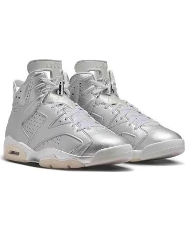 ZAPATILLAS AIR 6 RETRO X PSG METALLIC SILVER