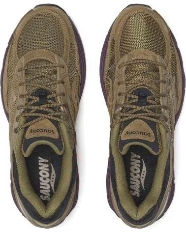 SAUCONY SNEAKERS PROGRID OMNI 9 ARMOR PACK MARRONE