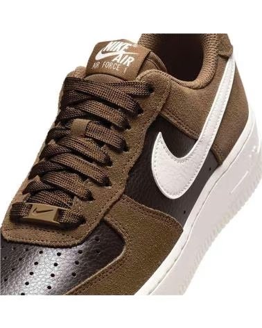 NIKE BASKETS AIR FORCE 1 07 W MOSSWOOD BROWN