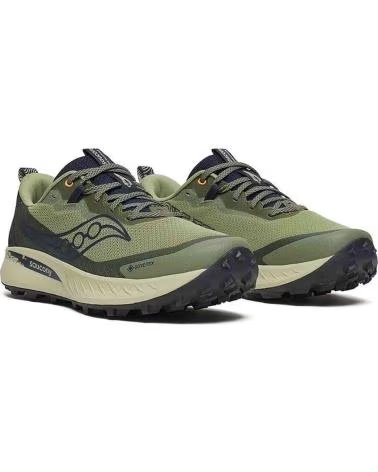 SAUCONY PEREGRINE 15 GTX HEMLOCK TRAILRUNNING-SCHUHE FÜR HERREN IN GRÜN