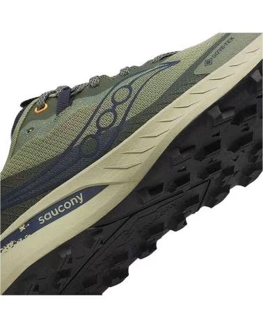 SAUCONY PEREGRINE 15 GTX HEMLOCK TRAILRUNNING-SCHUHE FÜR HERREN IN GRÜN