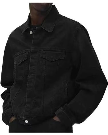 ARTE CHAQUETA VAQUERA CIRCLE LOGO NEGRO HOMBRE