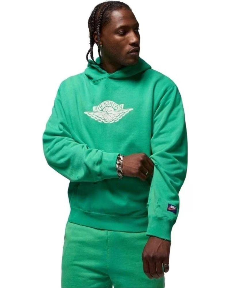 JORDAN RARE AIR KAPUZENPULLOVER - STADIUM GREEN