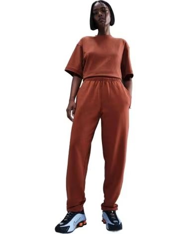 NIKE PANTALON DE CHANDAL WOOL CLASSICS FLC PANT EN MARRON PARA MUJER
