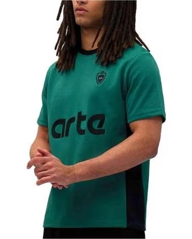 ARTE CAMISETA FOOTBALL DE MANGA CORTA EN VERDE