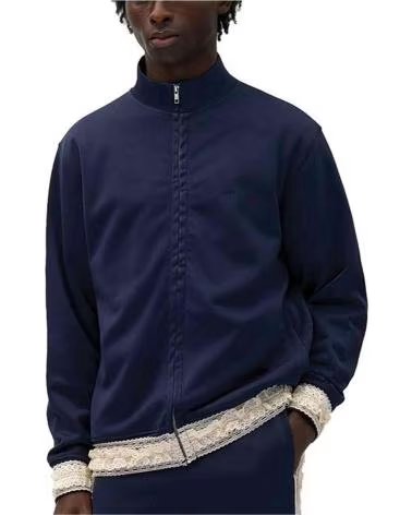 ARTE JERSEY TRIM JACKET NAVY EN AZUL PARA HOMBRE