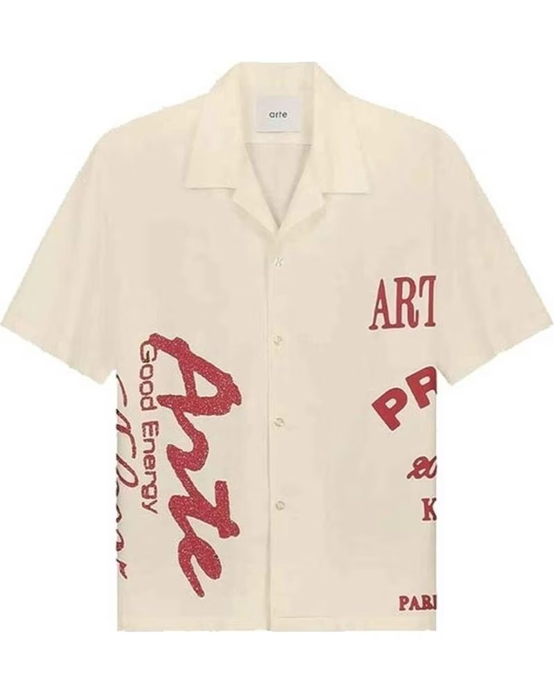 ARTE CAMISA RED PRINT CREAM