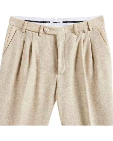PORTUGUESE FLANNEL PANTALONI LUNGHI AW24 030 BEIGE