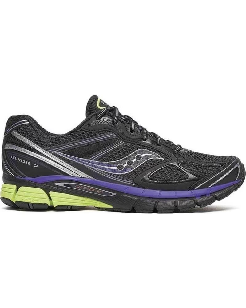 SAUCONY ZAPATILLAS PROGRID GUIDE 7 BLACK EN NEGRO PARA HOMBRE